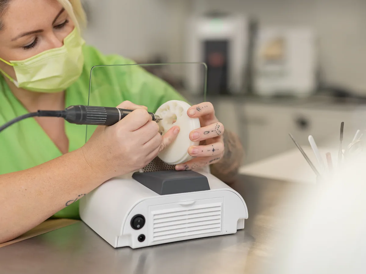 CEREC finishing